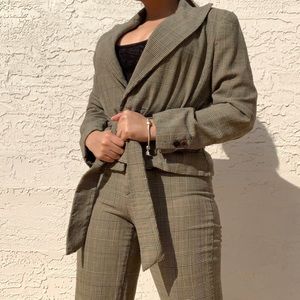 BANANA REPUBLIC PLAID BLAZER